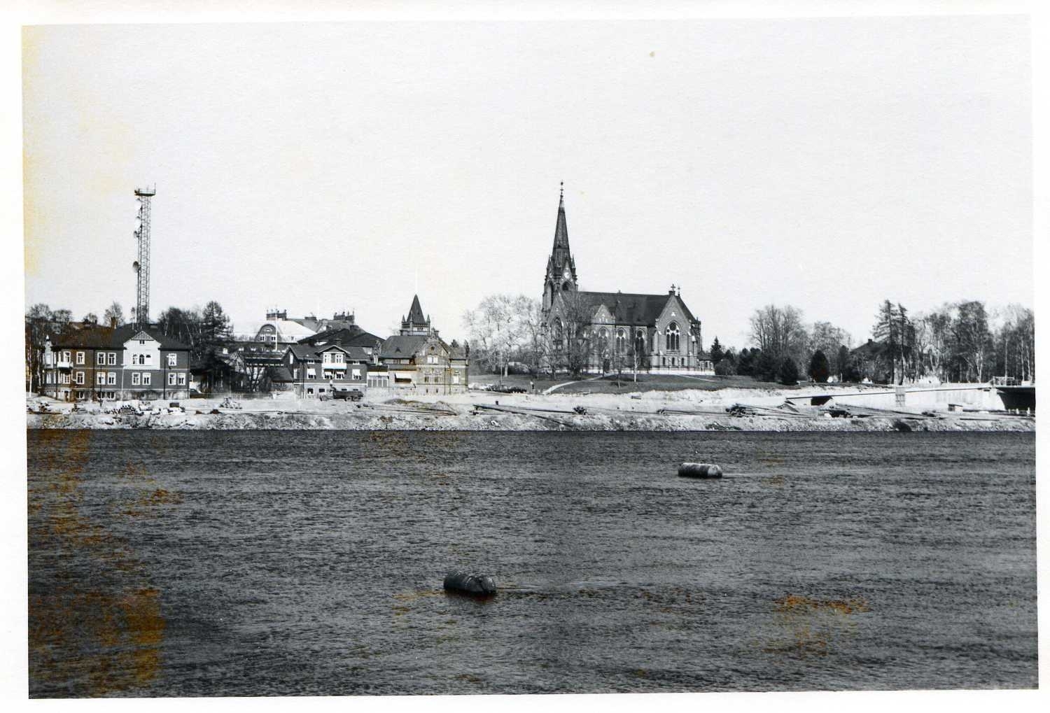 Kyrkbrobygget 12 maj 1974