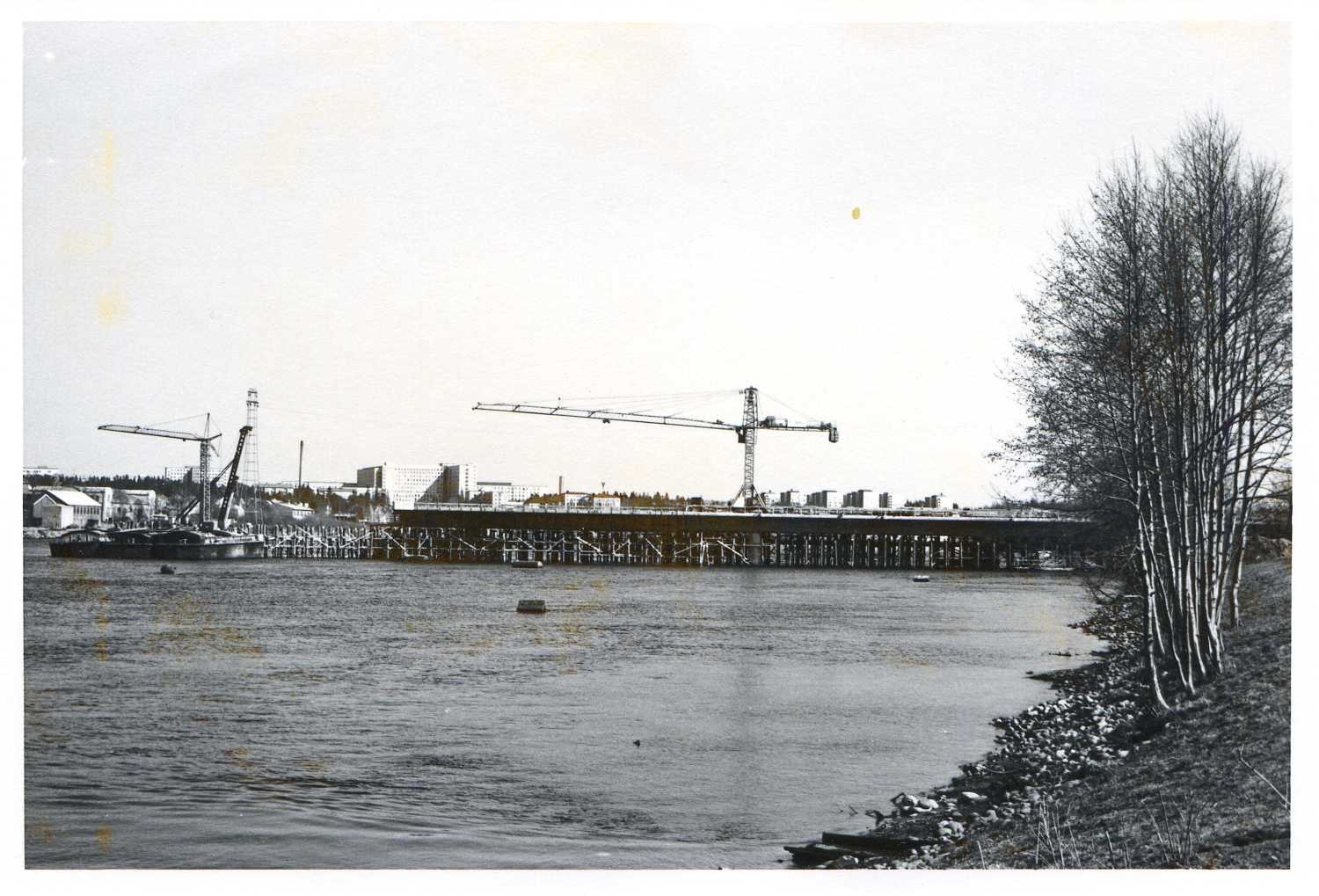 Kyrkbrobygget 12 maj 1974