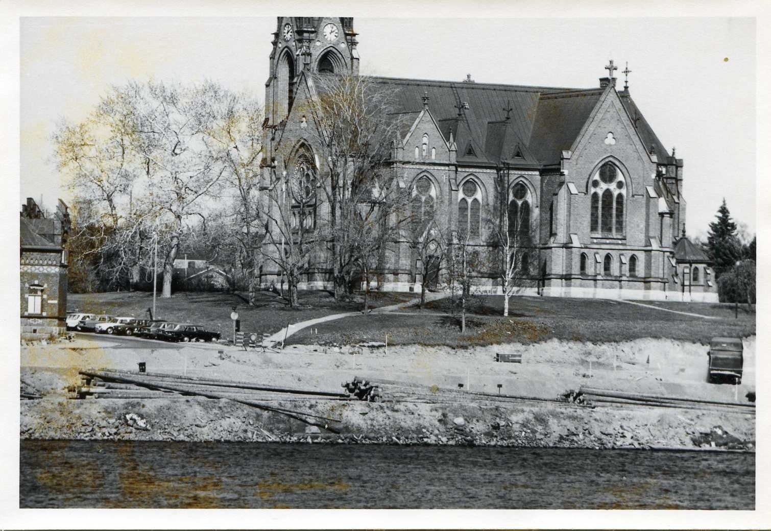 Kyrkbrobygget 12 maj 1974