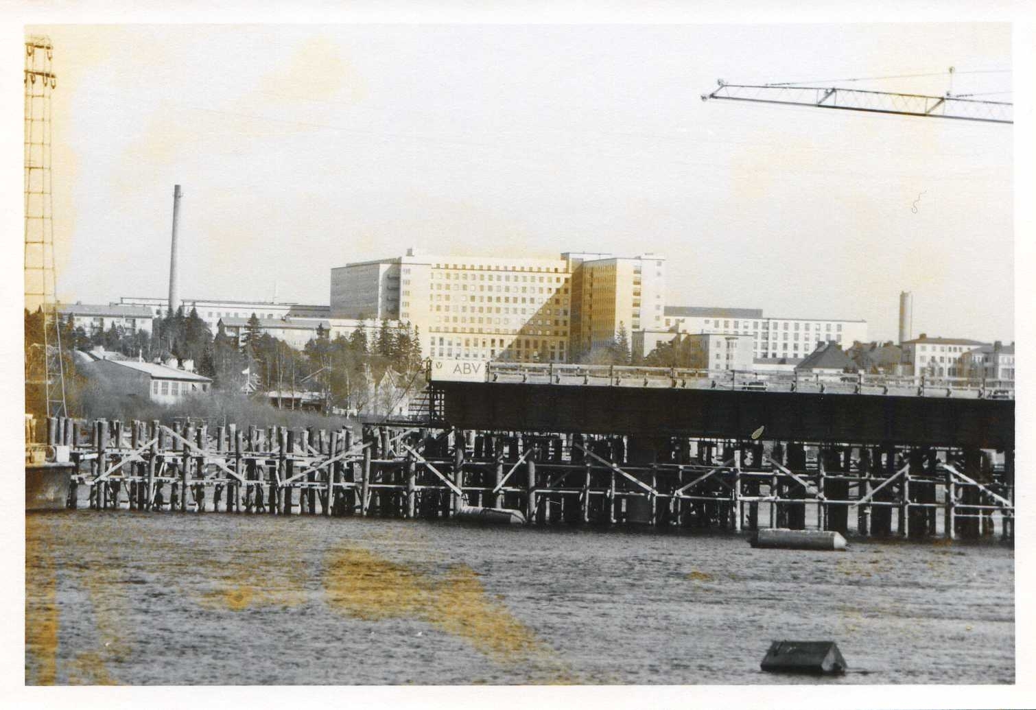 Kyrkbrobygget 12 maj 1974