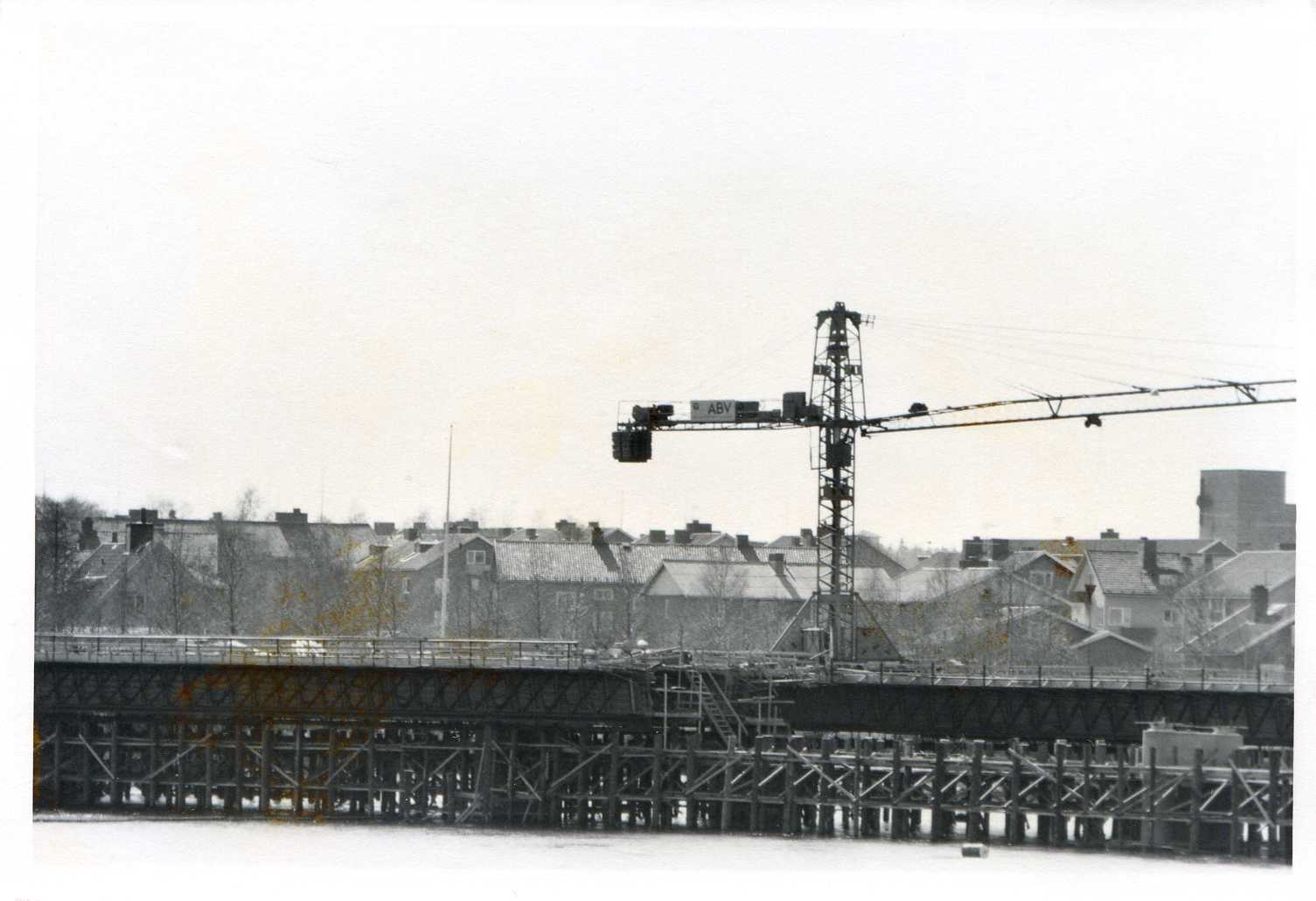 Kyrkbrobygget 12 maj 1974