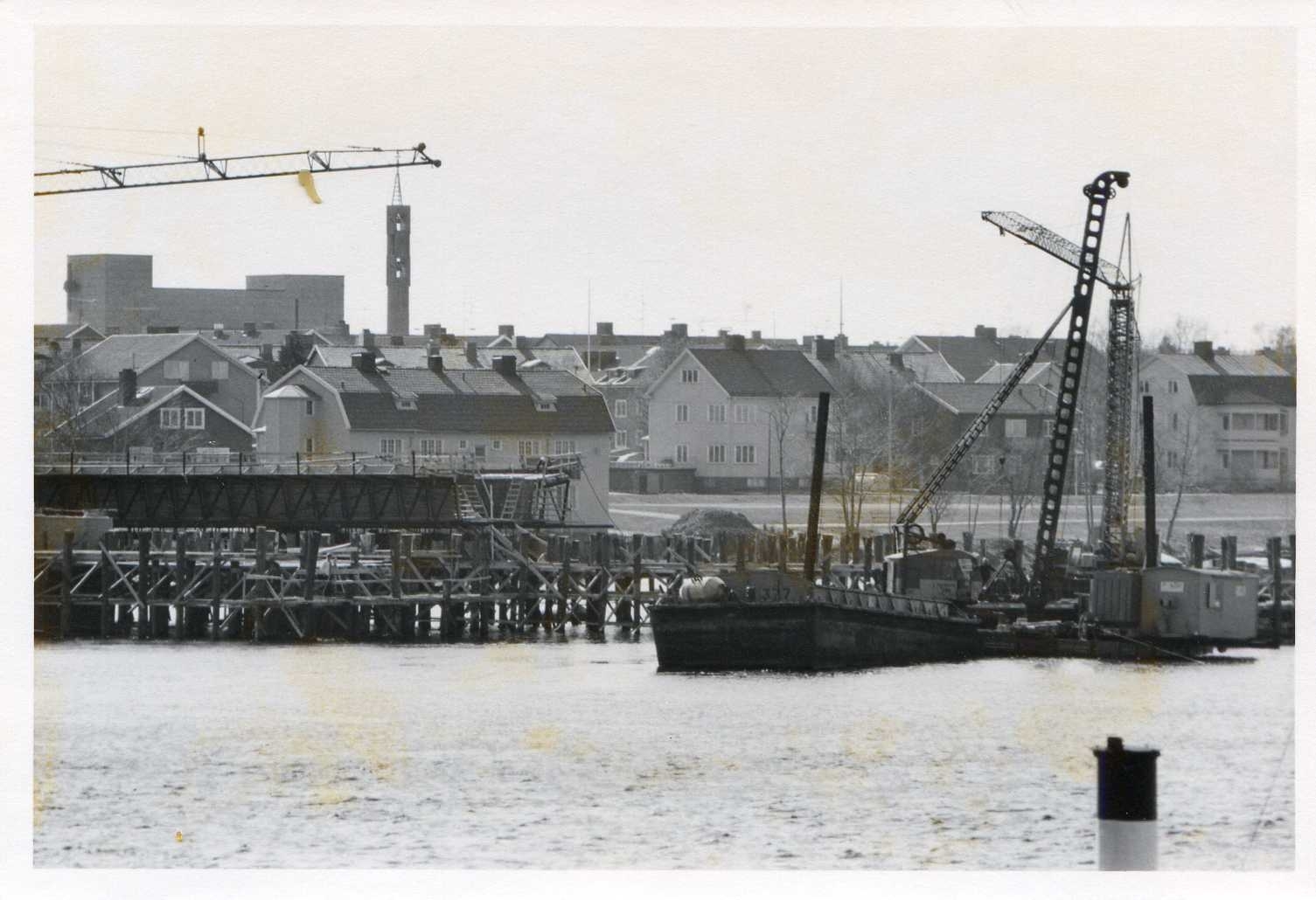 Kyrkbrobygget 12 maj 1974