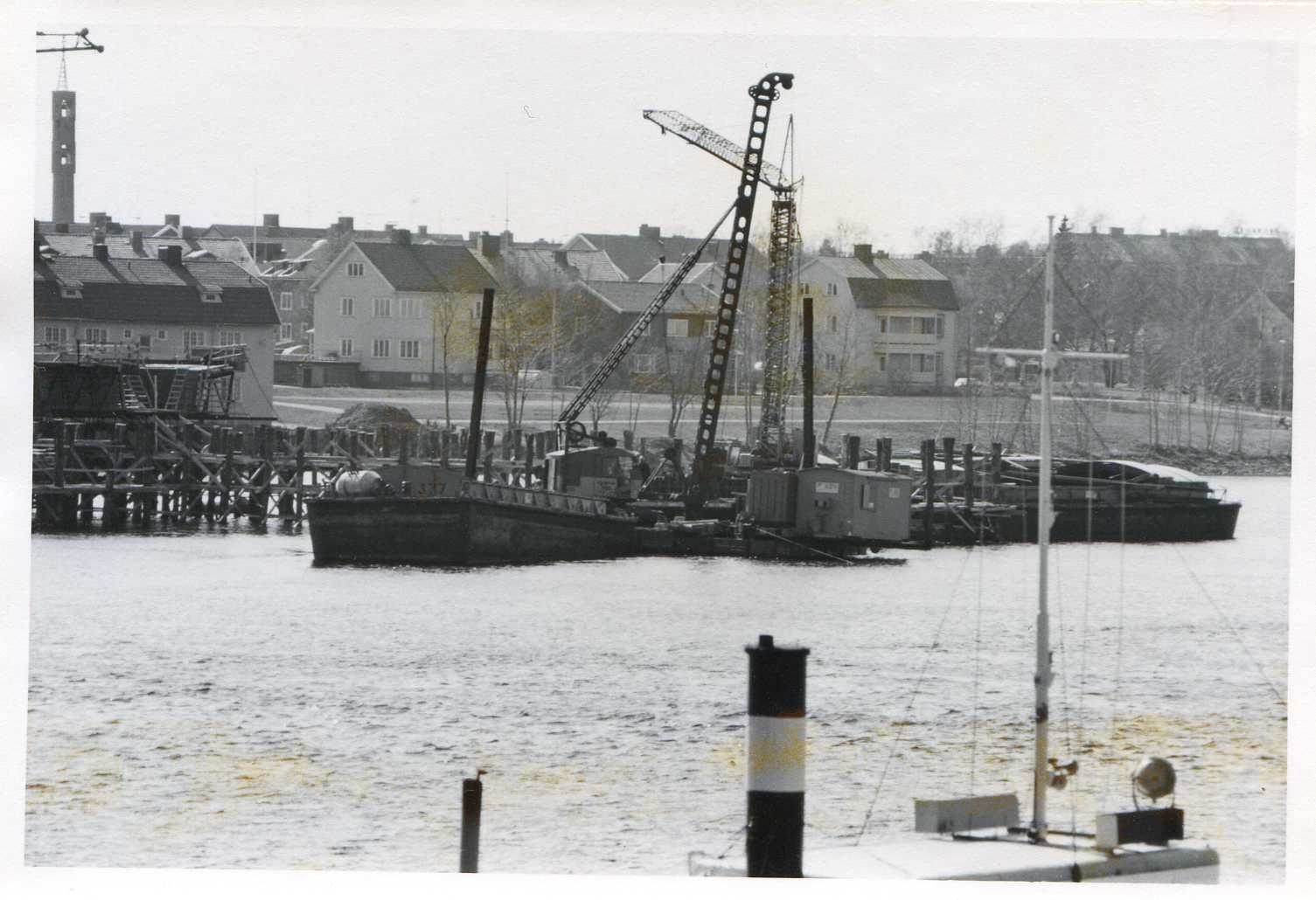 Kyrkbrobygget 12 maj 1974