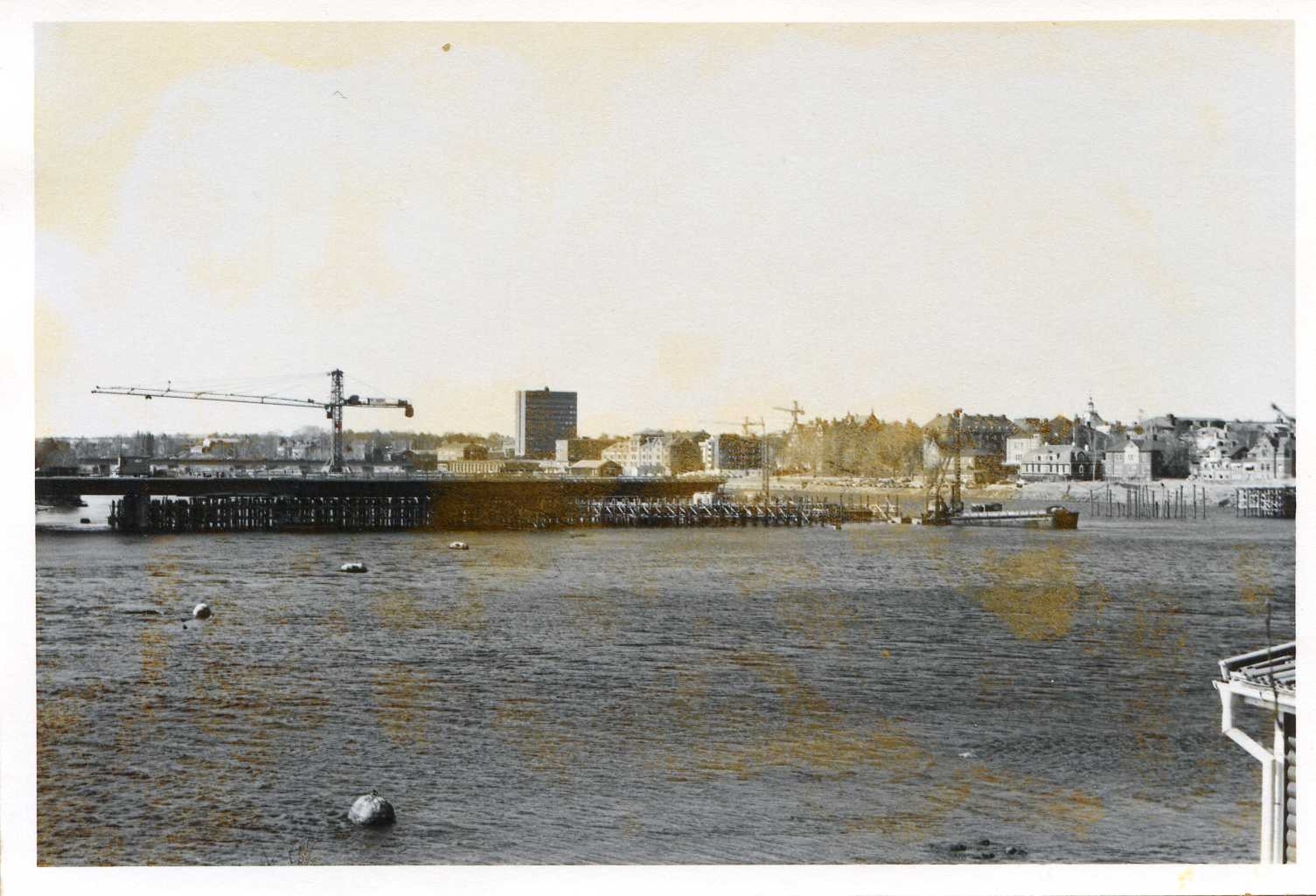 Kyrkbrobygget 12 maj 1974