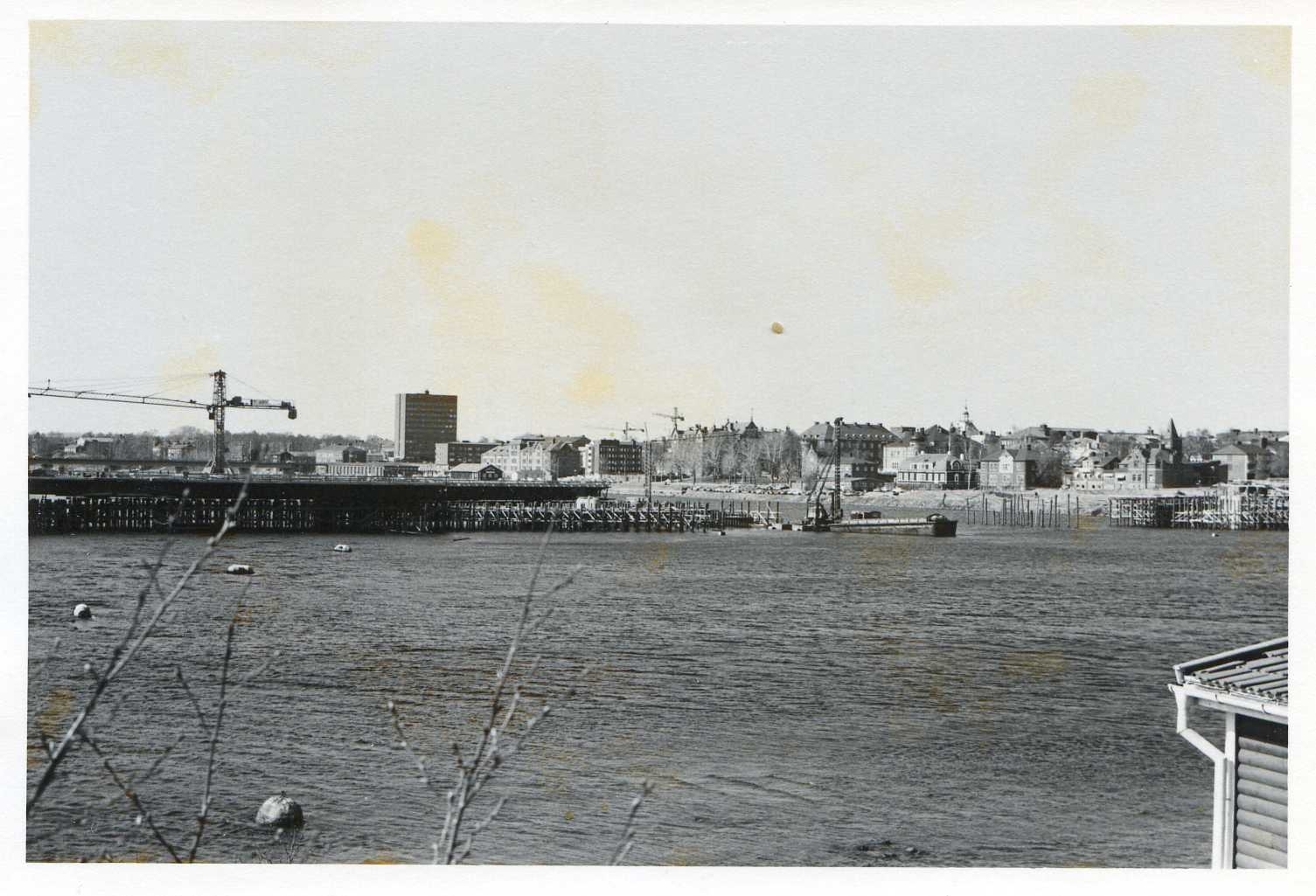 Kyrkbrobygget 12 maj 1974