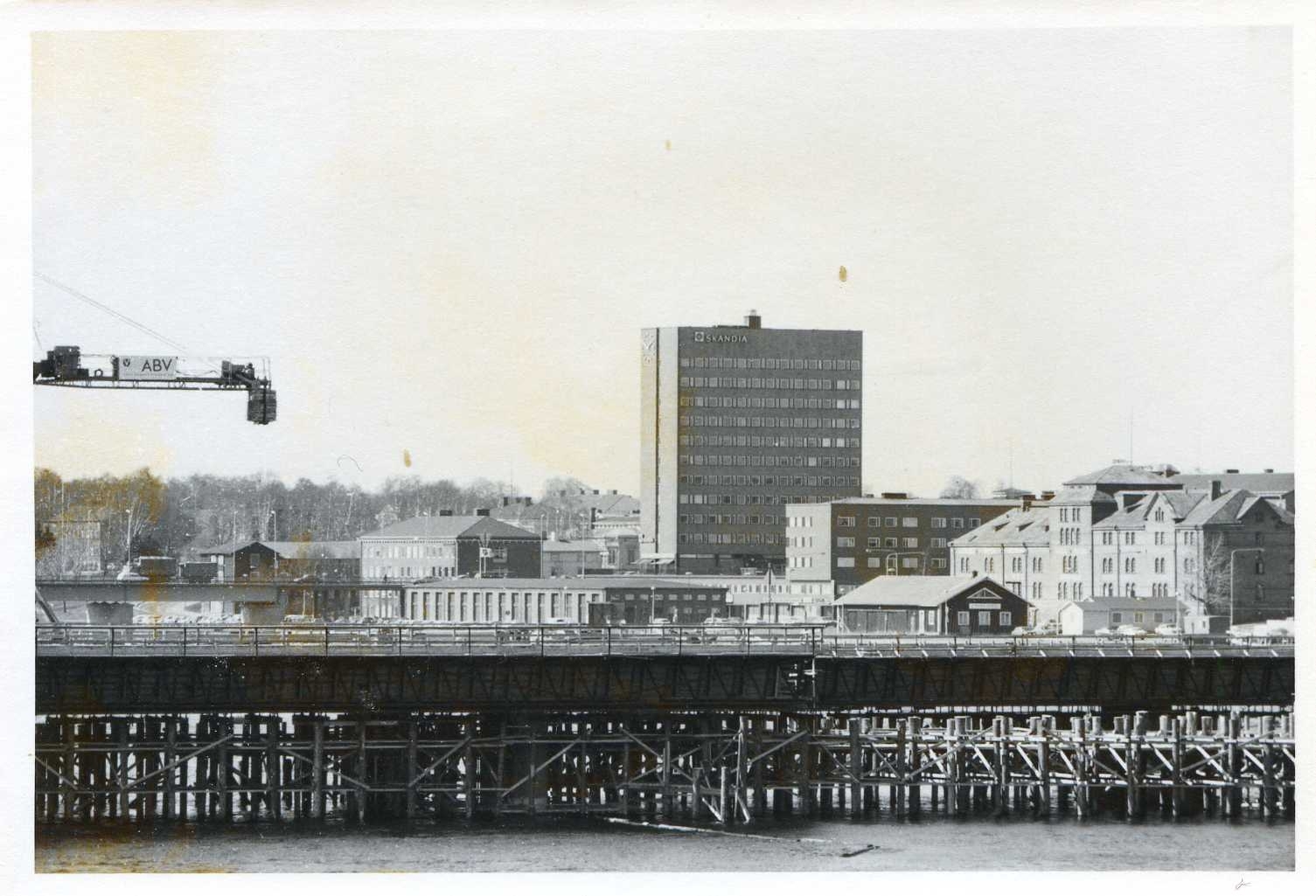 Kyrkbrobygget 12 maj 1974