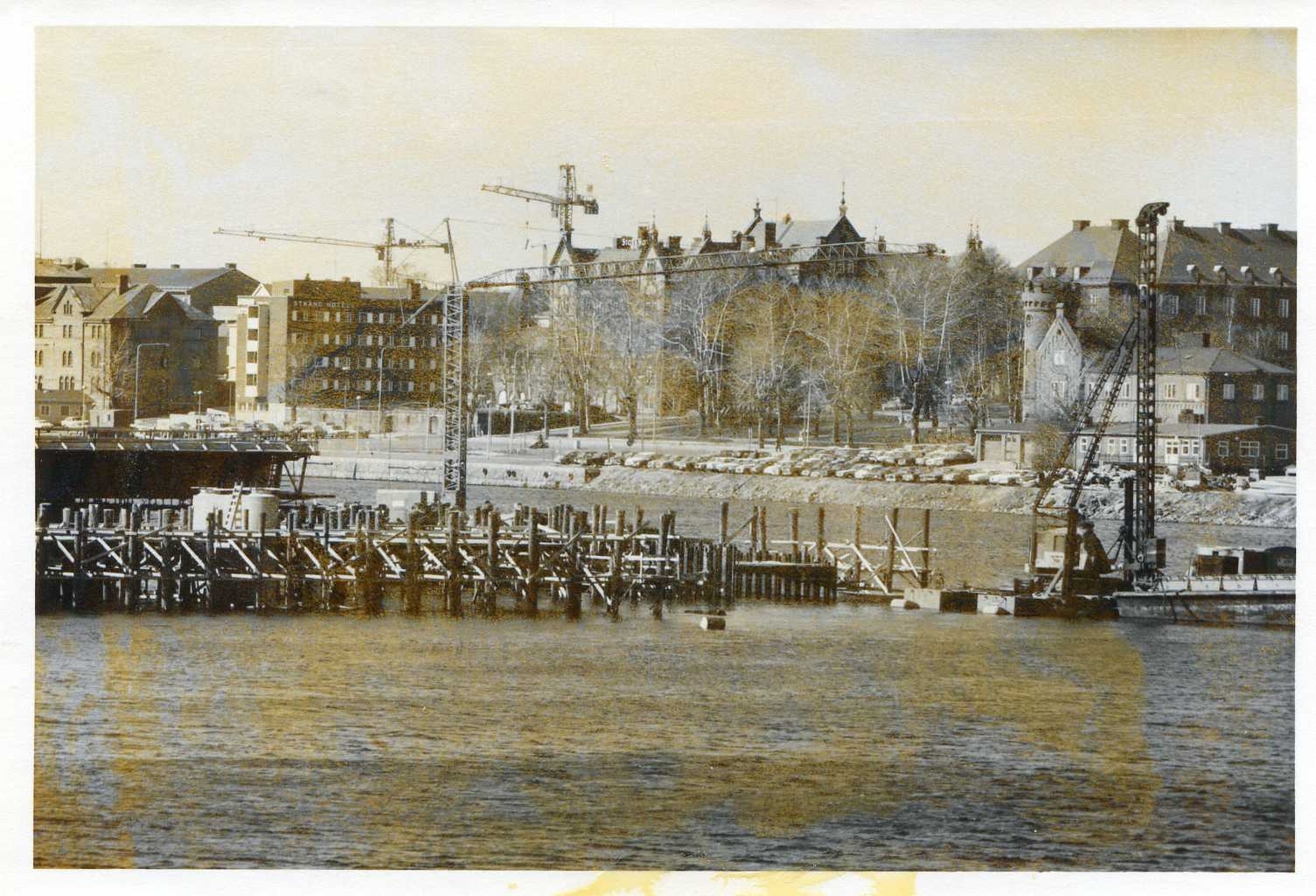 Kyrkbrobygget 12 maj 1974