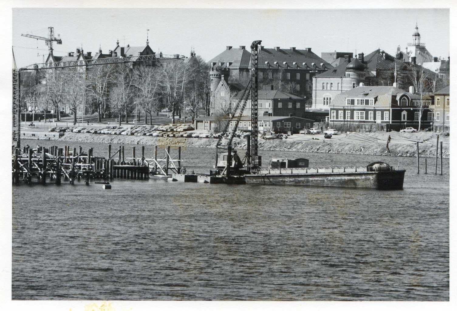 Kyrkbrobygget 12 maj 1974