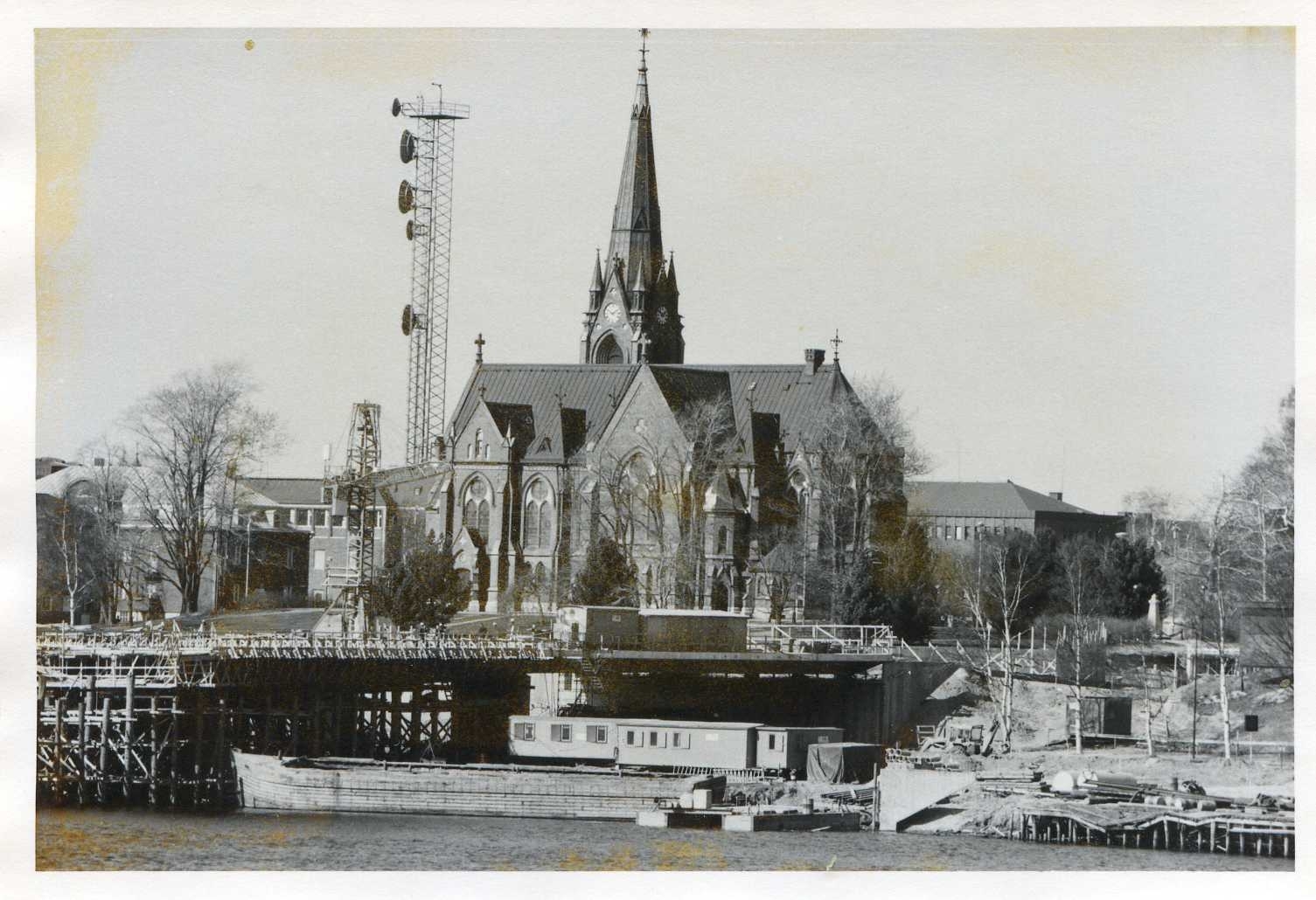 Kyrkbrobygget 12 maj 1974