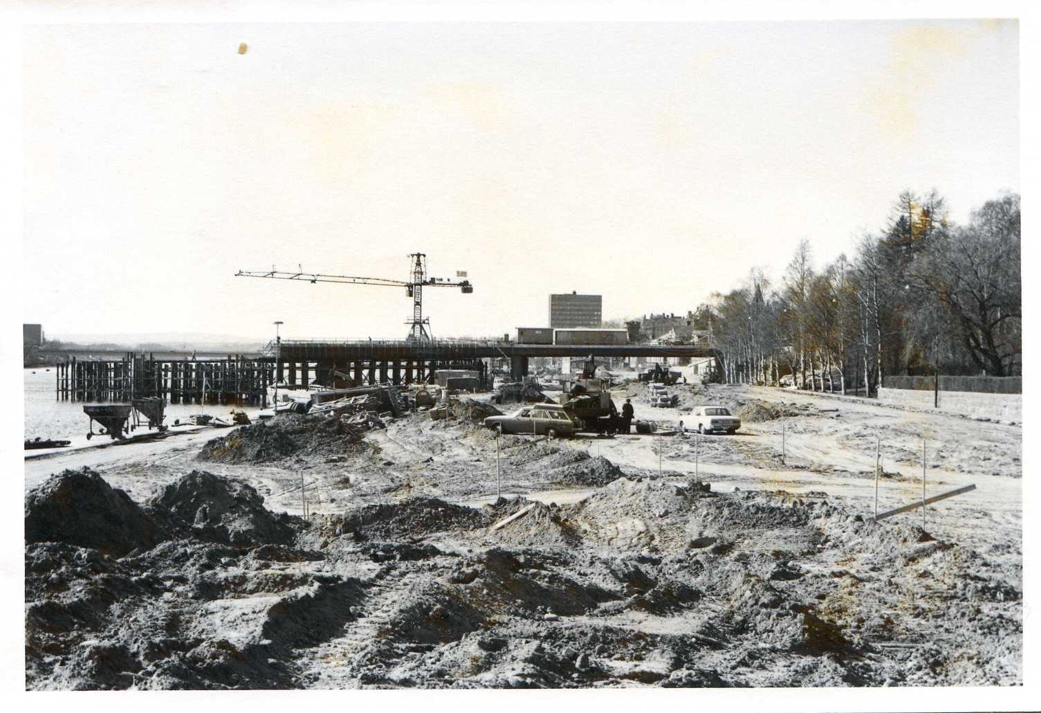 Kyrkbrobygget 12 maj 1974