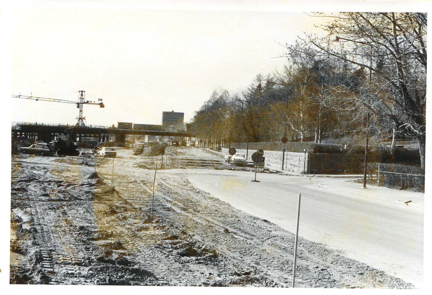 Kyrkbrobygget 12 maj 1974