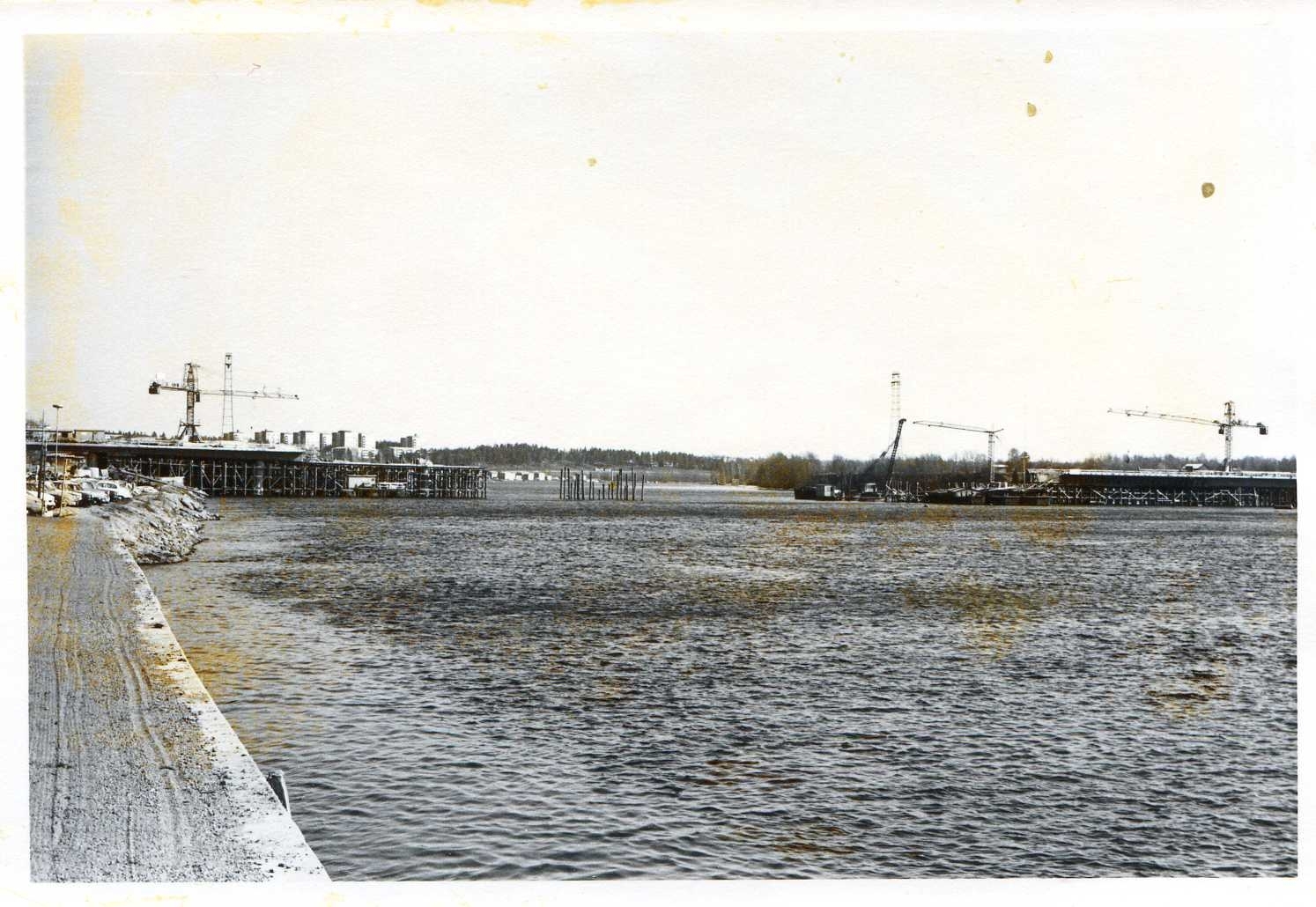 Kyrkbrobygget 12 maj 1974