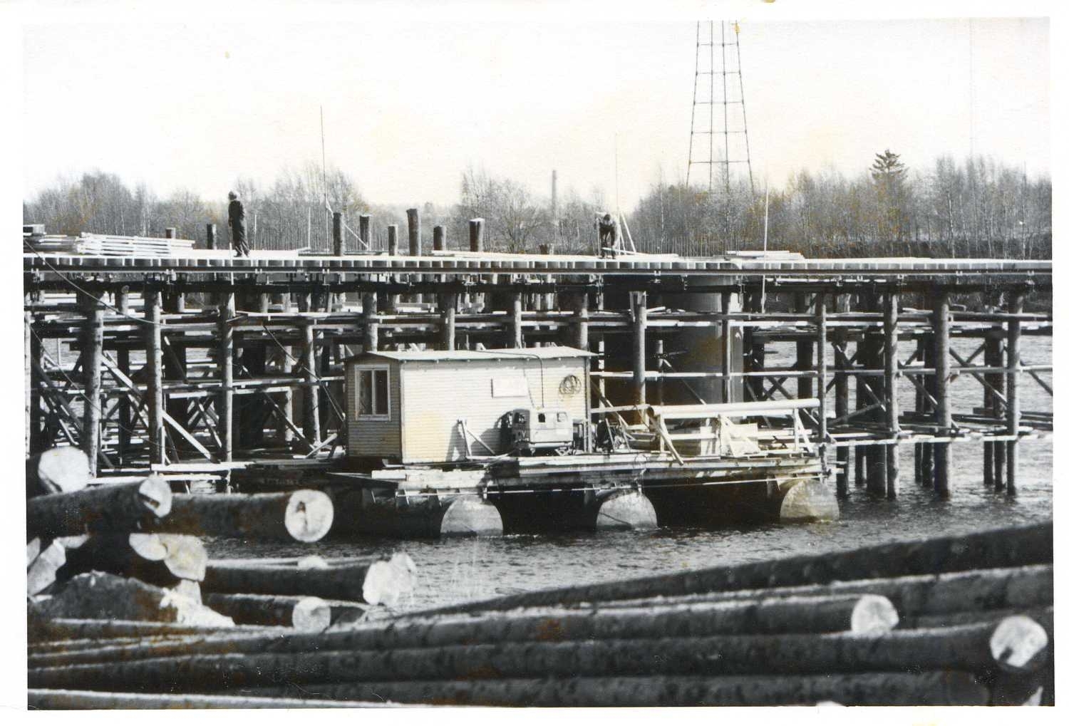 Kyrkbrobygget 12 maj 1974