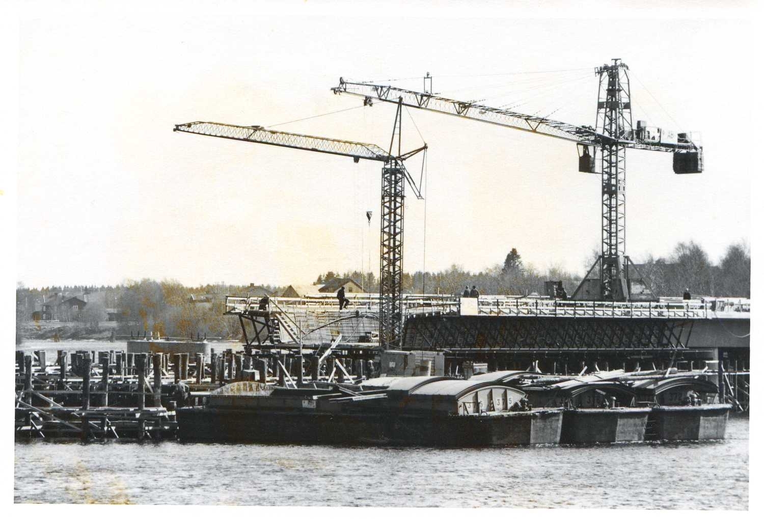 Kyrkbrobygget 12 maj 1974