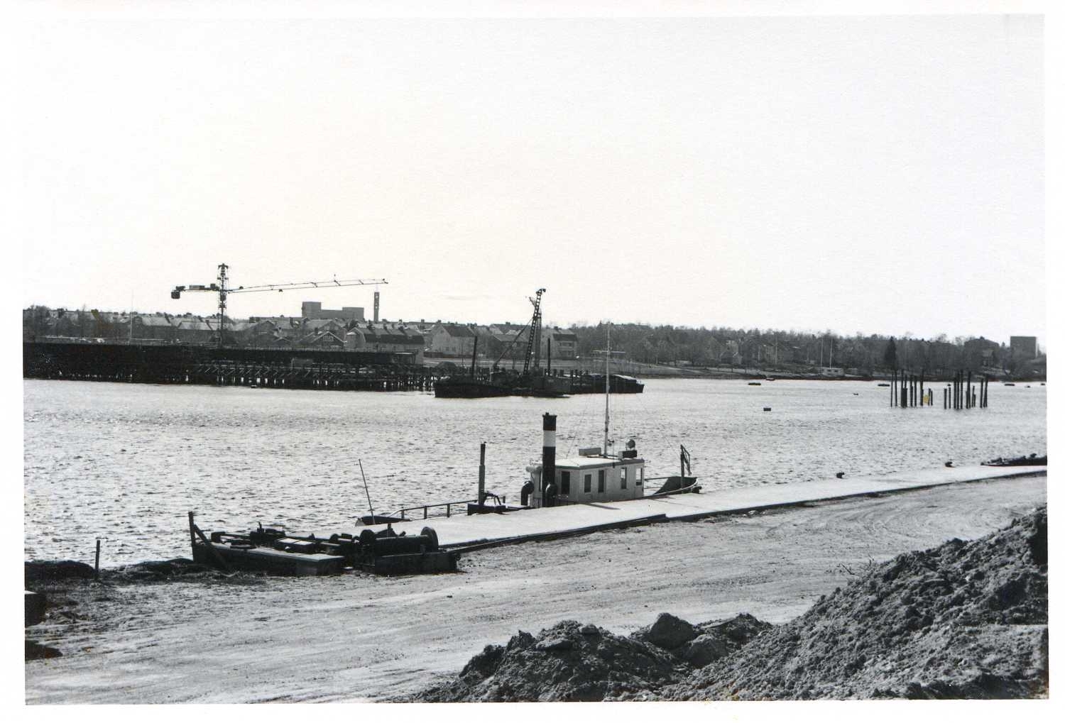 Kyrkbrobygget 12 maj 1974