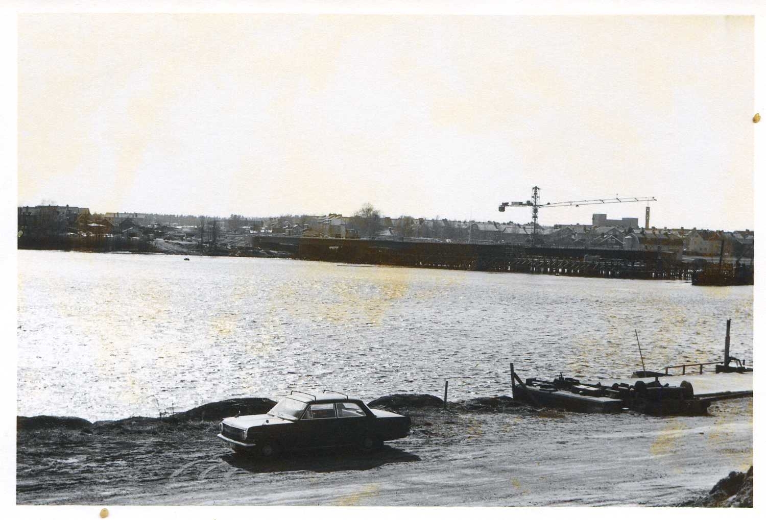 Kyrkbrobygget 12 maj 1974