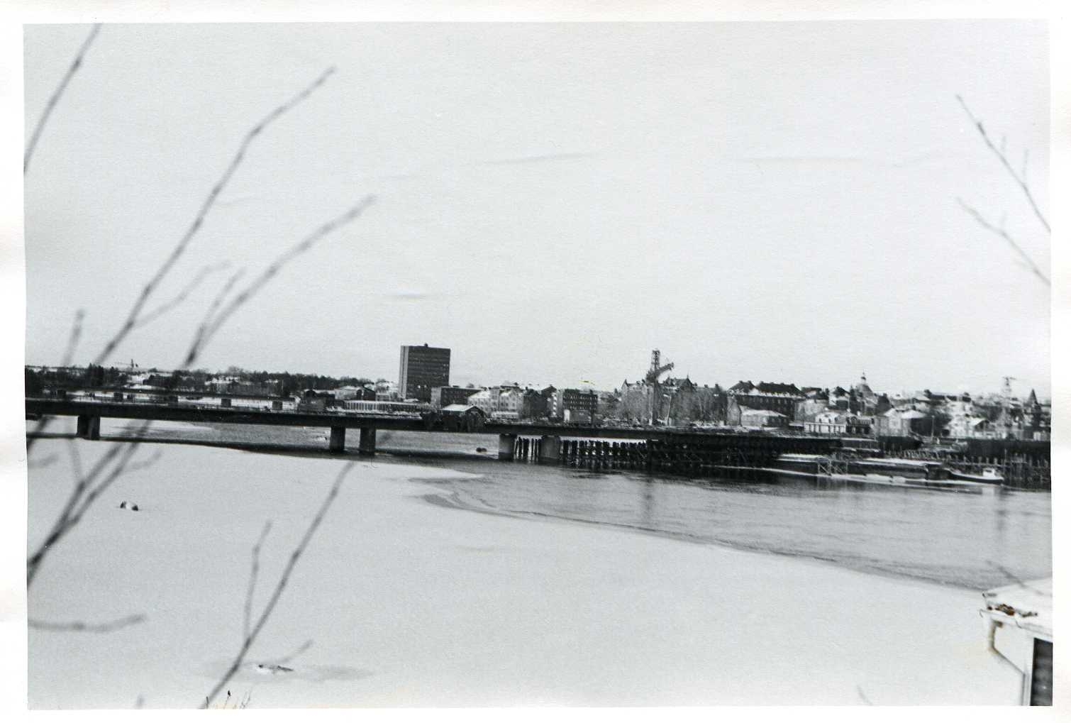 Kyrkbrobygget dec 1974
