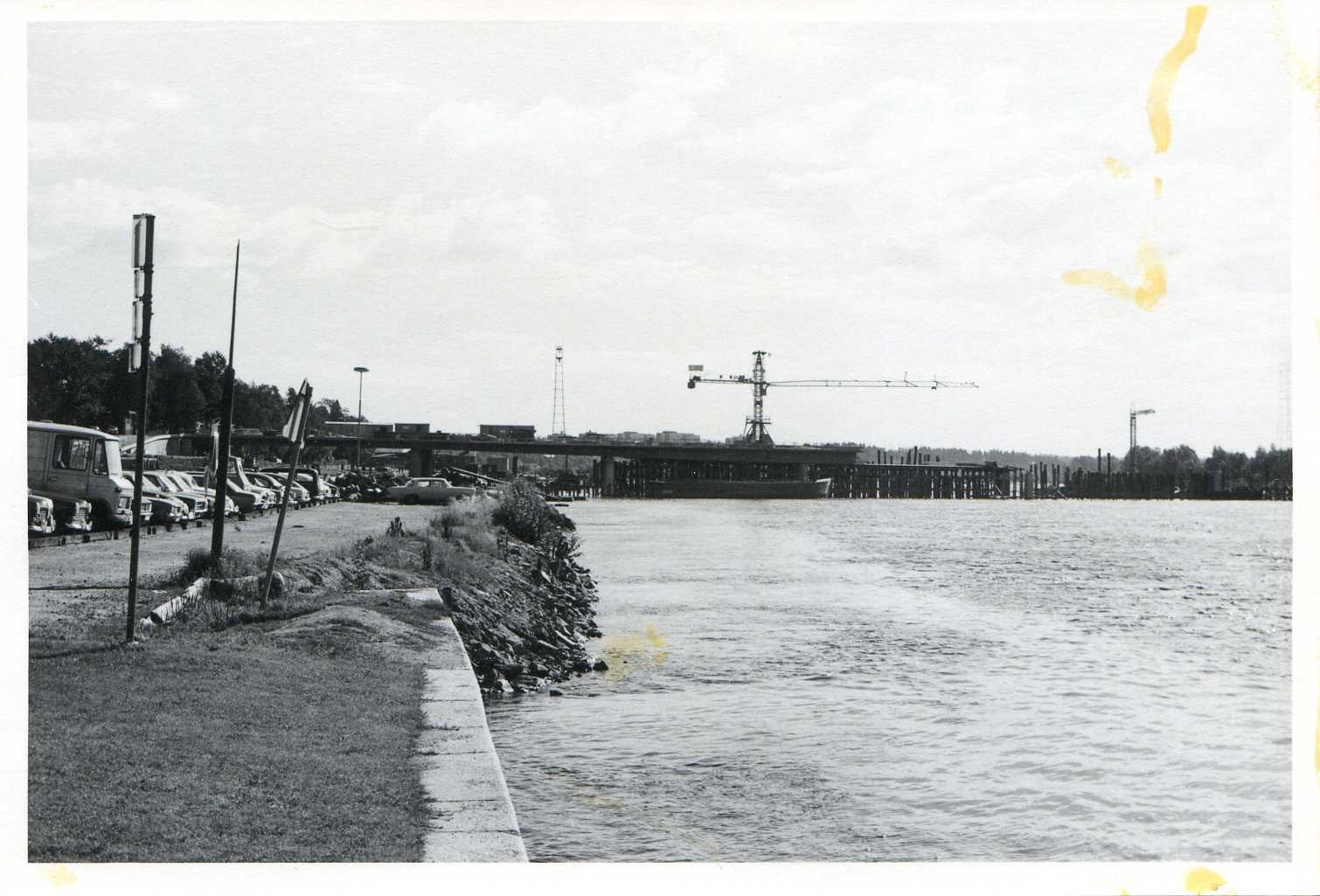 Kyrkbrobygget juni 1974