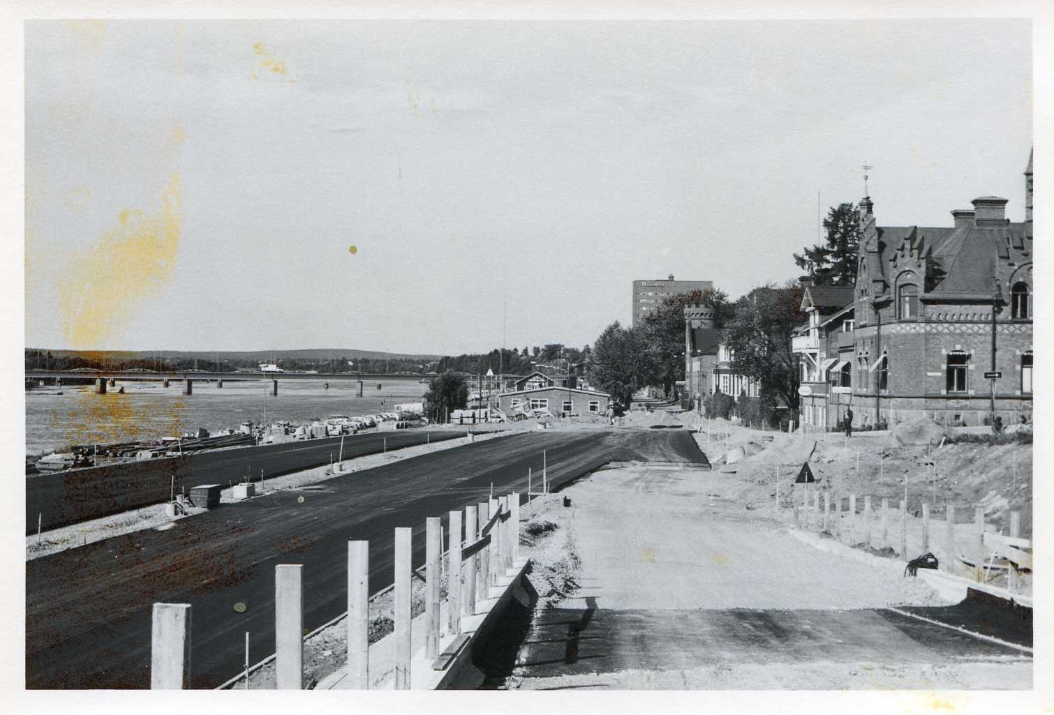 Kyrkbrobygget juni 1974