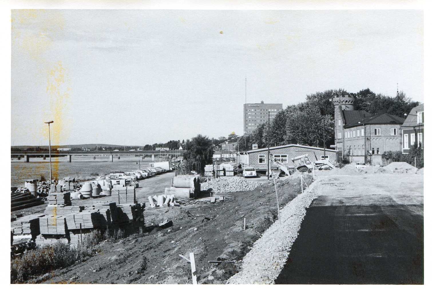 Kyrkbrobygget juni 1974