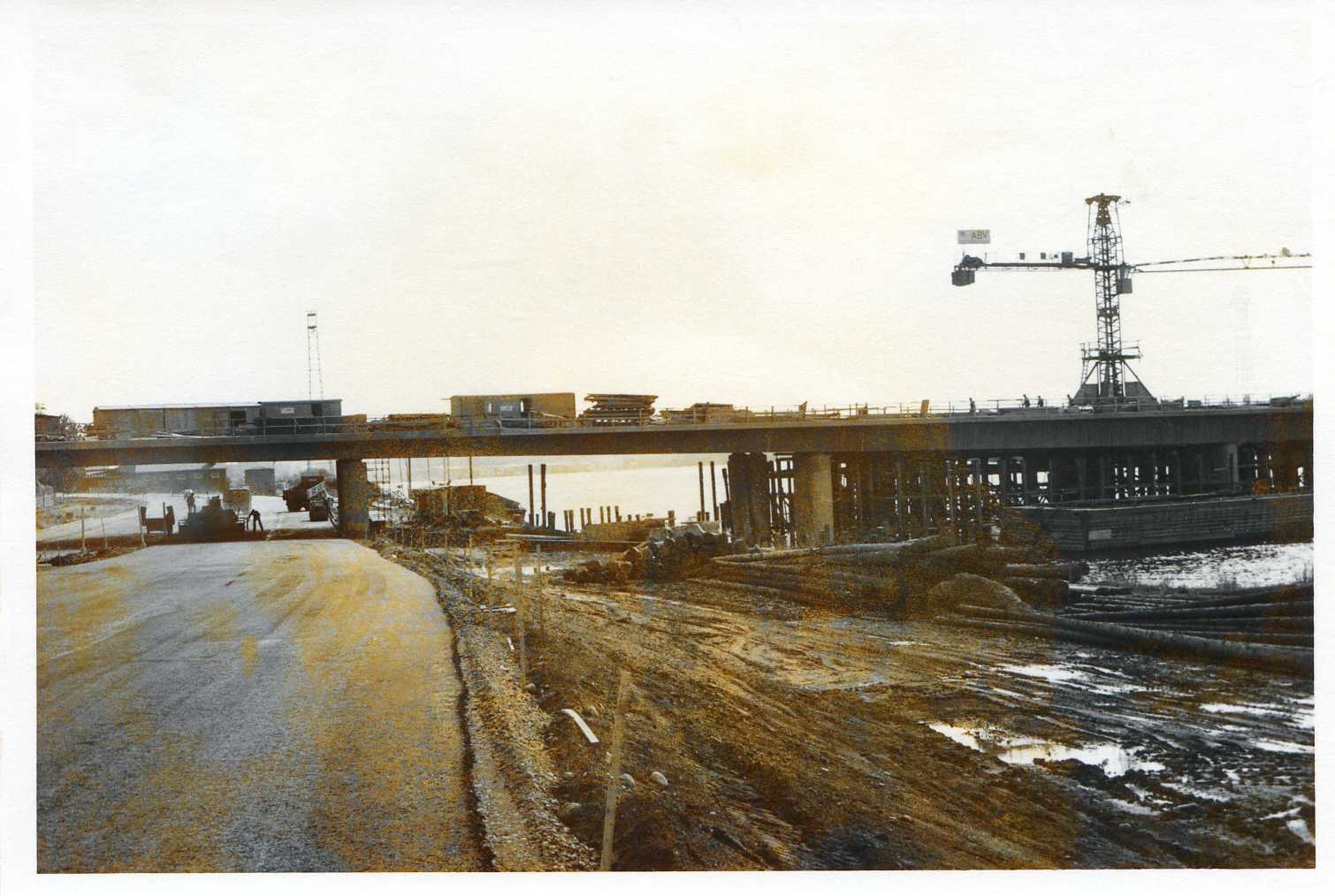 Kyrkbrobygget juni 1974