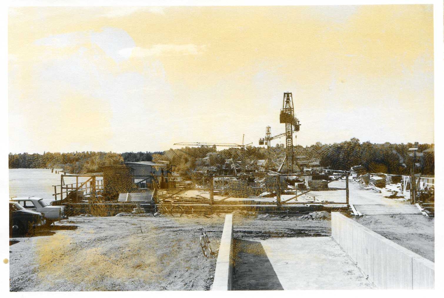 Kyrkbrobygget juni 1974