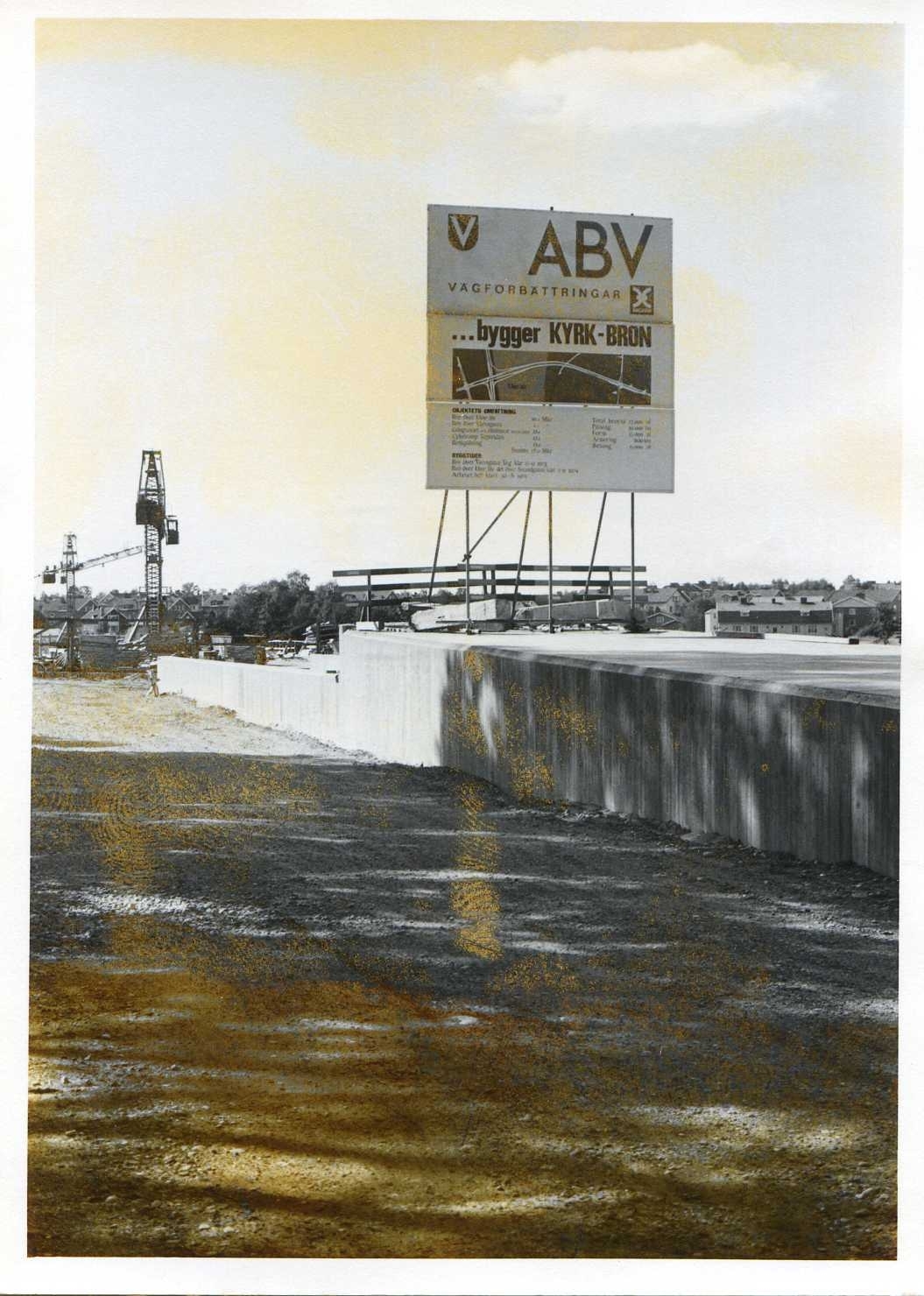 Kyrkbrobygget juni 1974