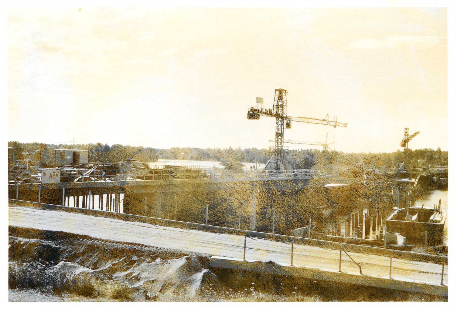 Kyrkbrobygget juni 1974