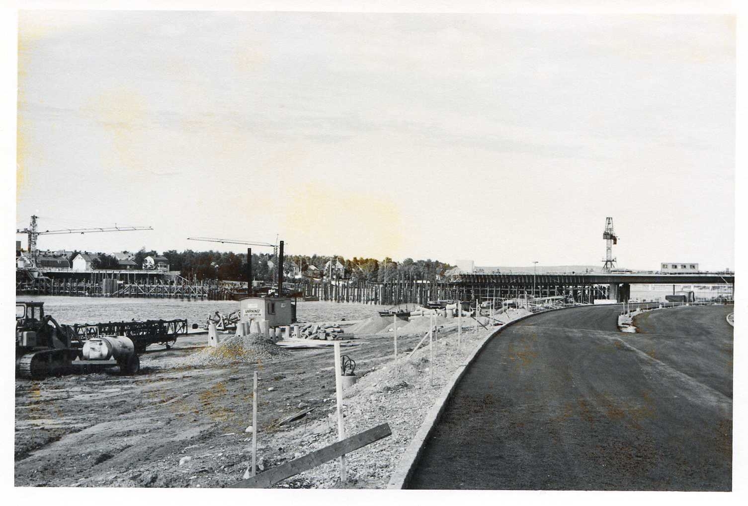 Kyrkbrobygget juni 1974