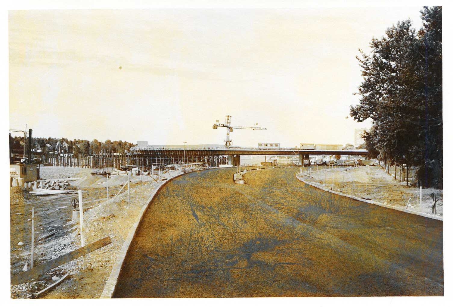 Kyrkbrobygget juni 1974