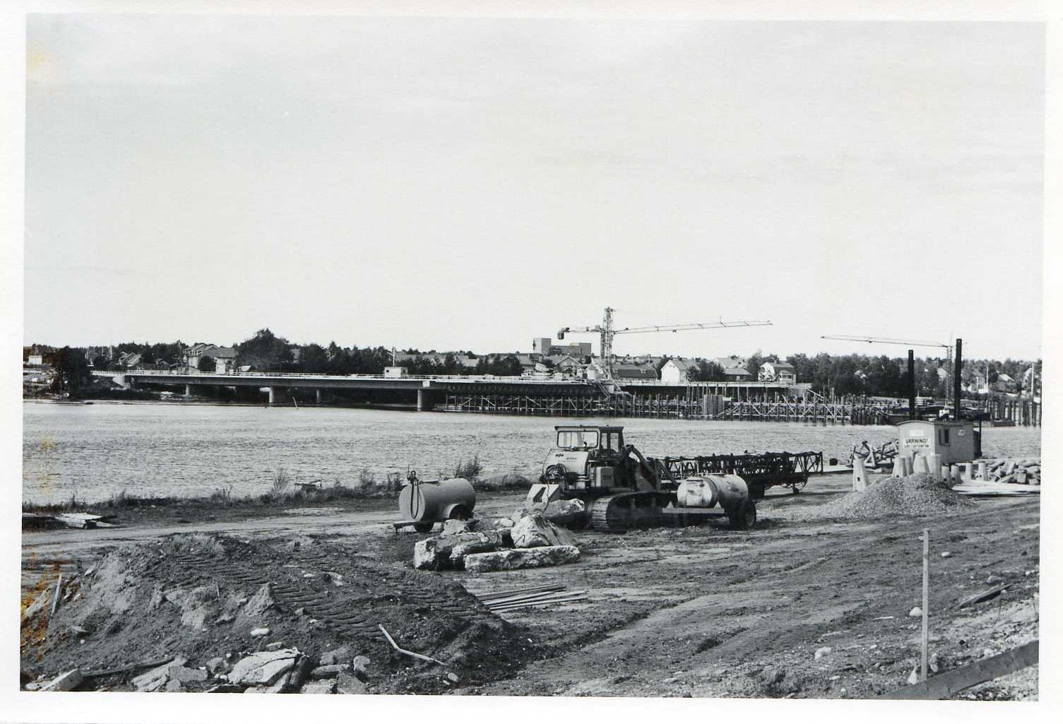 Kyrkbrobygget juni 1974