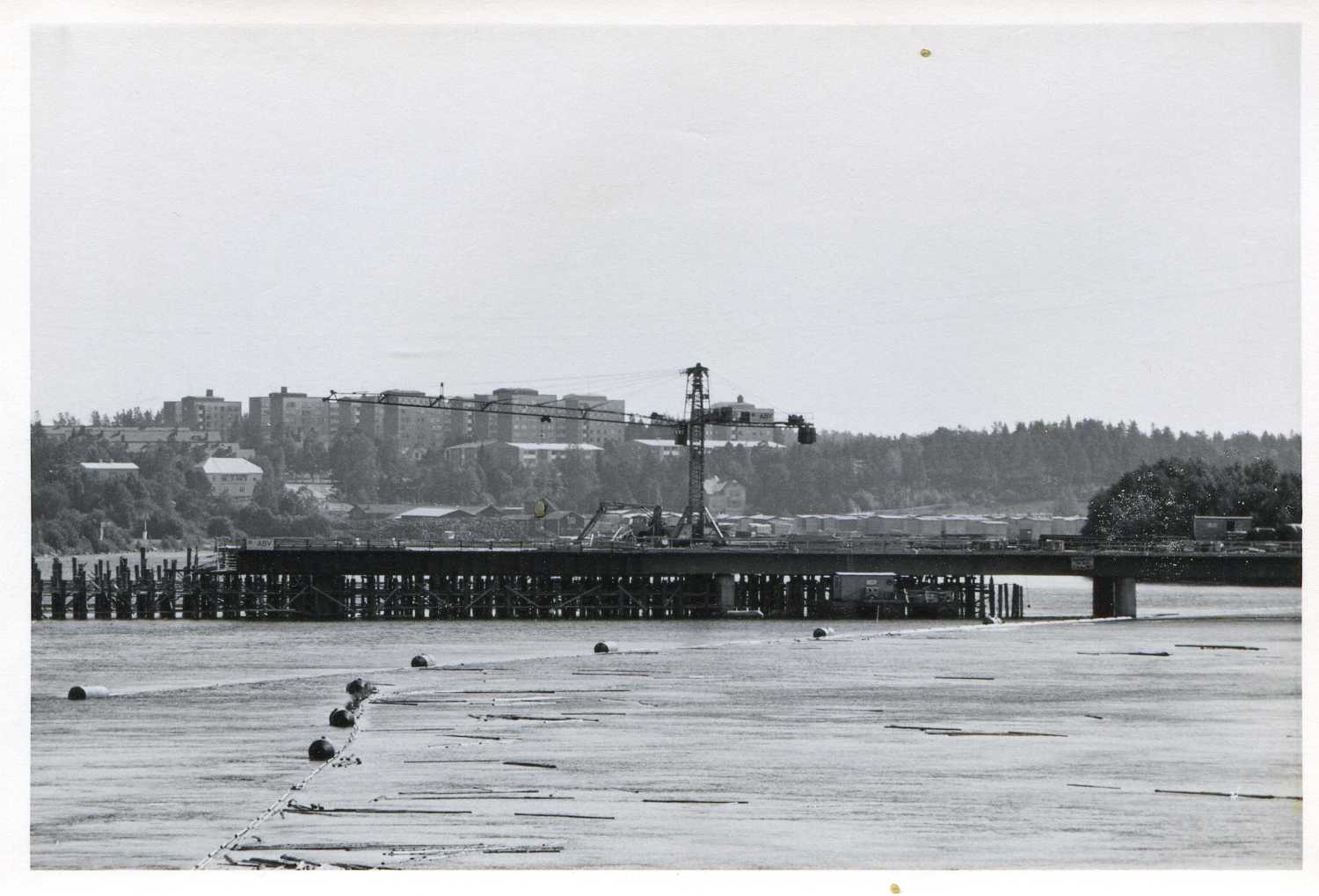 Kyrkbrobygget juni 1974