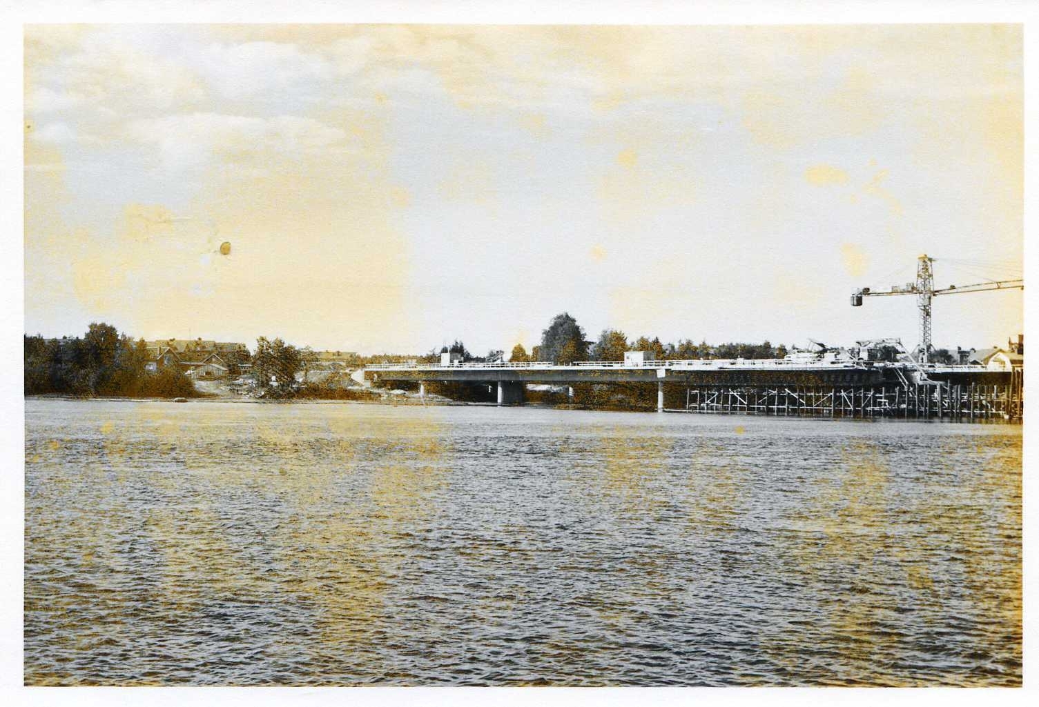 Kyrkbrobygget juni 1974