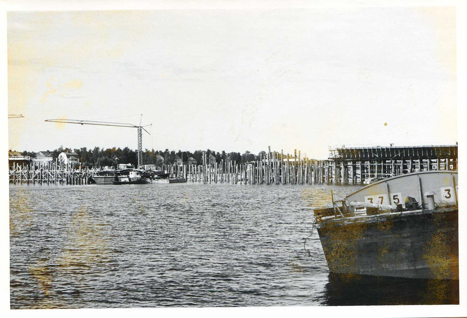 Kyrkbrobygget juni 1974