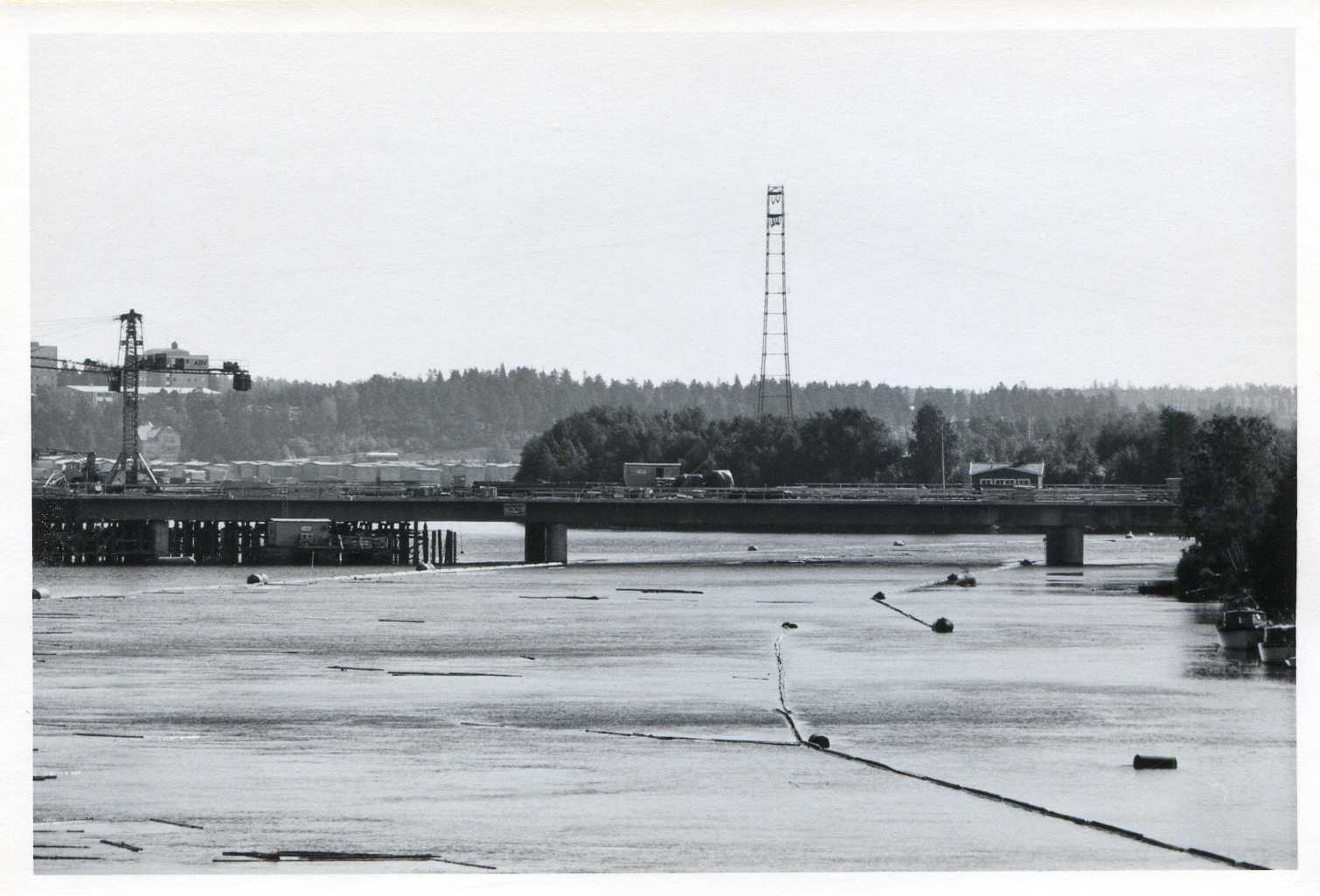 Kyrkbrobygget juni 1974
