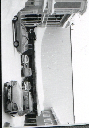 Från innergården Balder 6 mot Balder 8