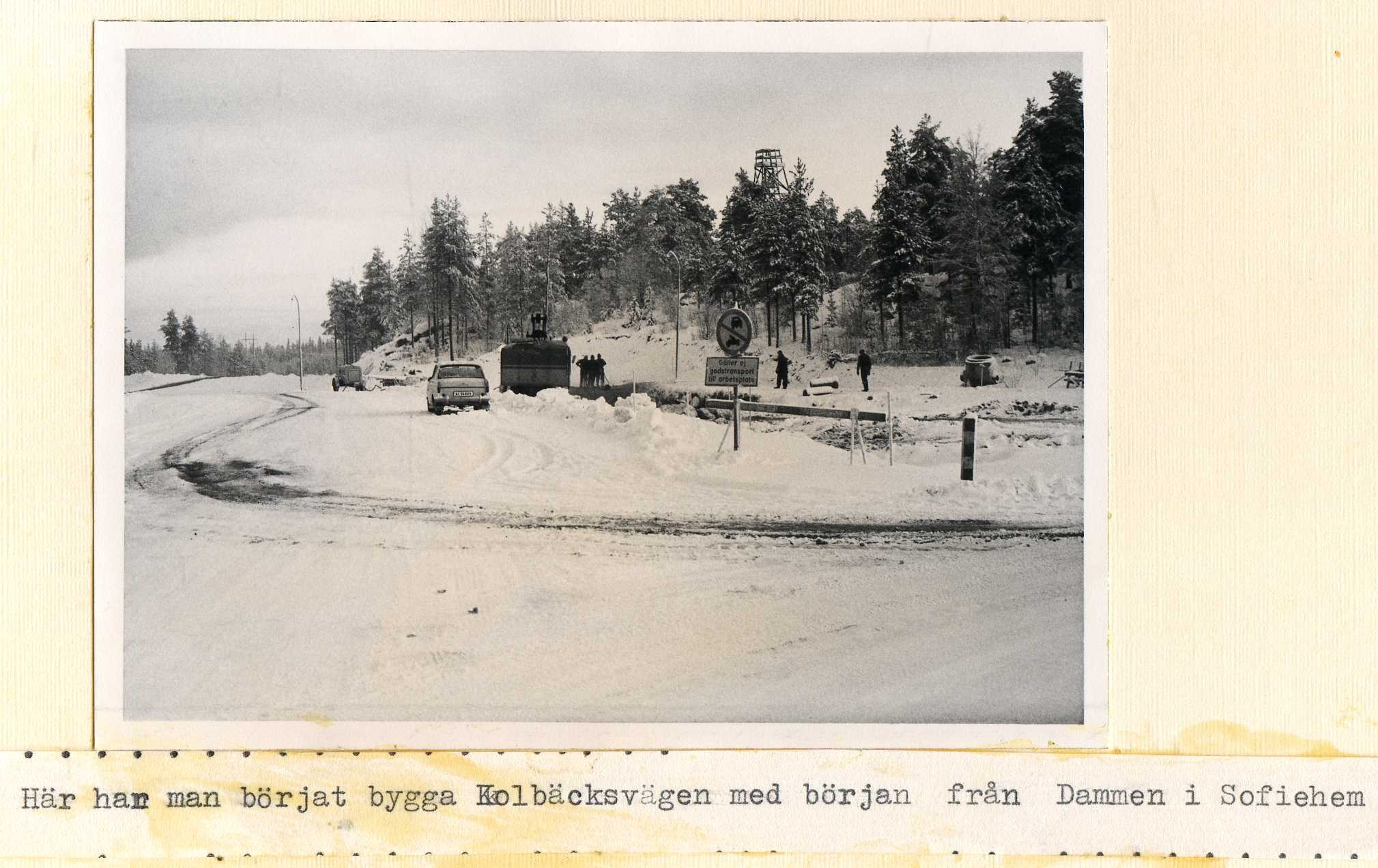 Kolbäcksvägen börjar byggas