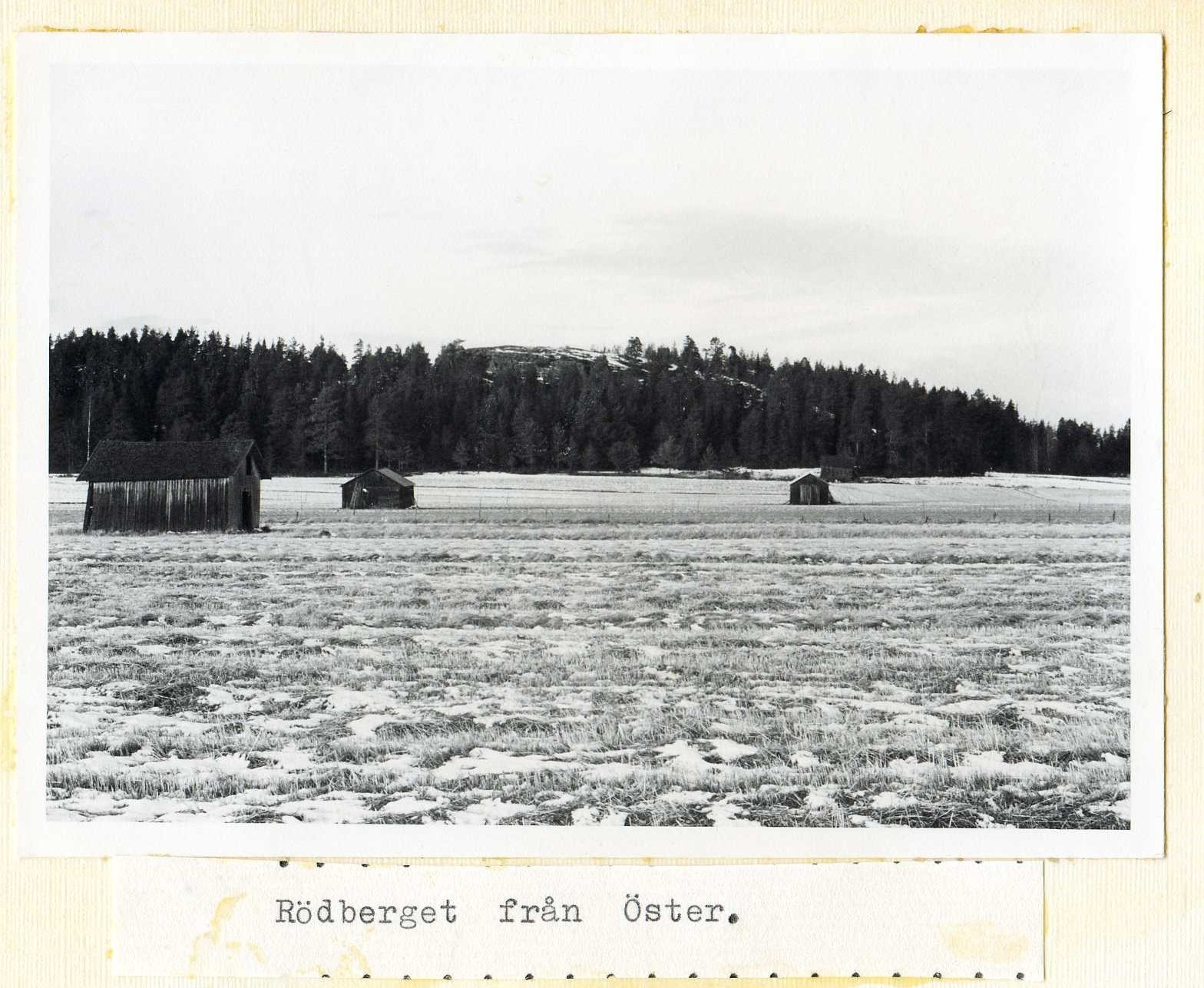 Rödberget från öster