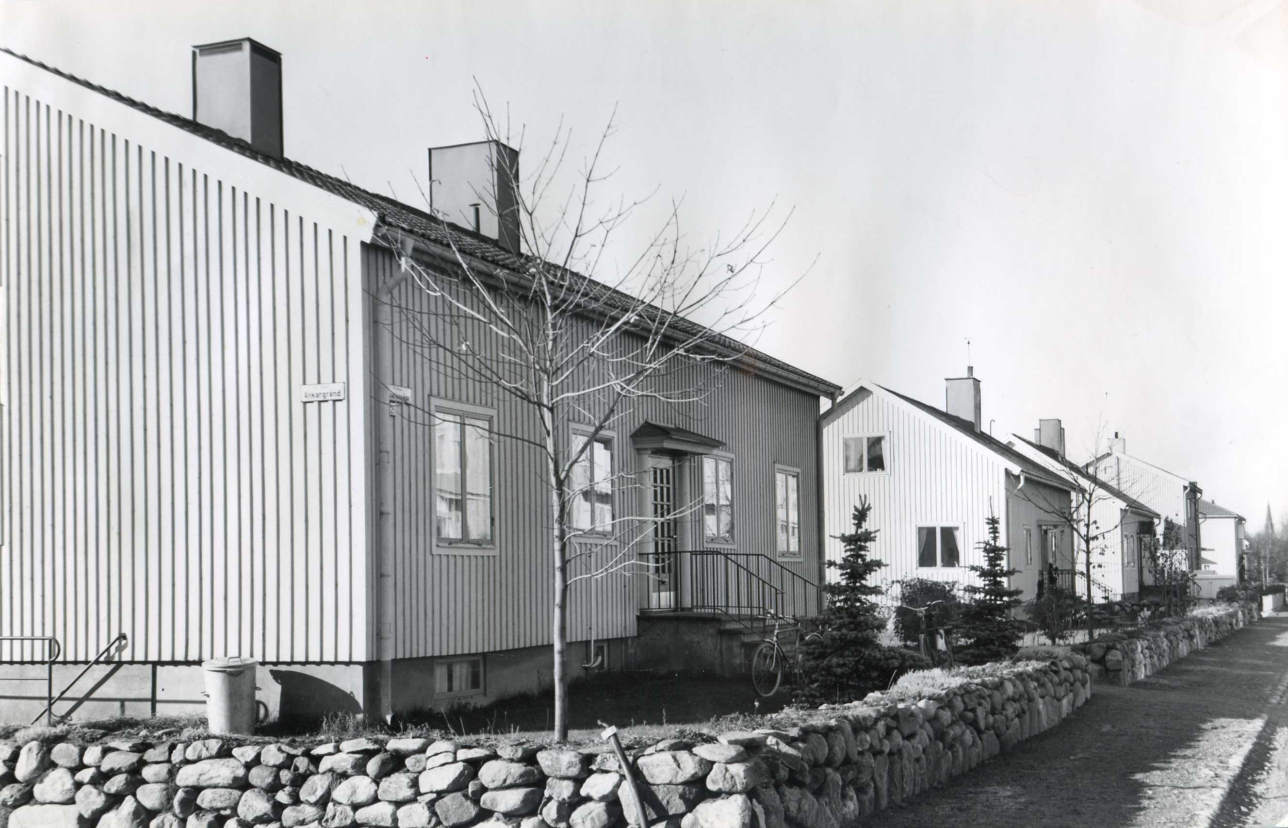 Villabebyggelse vid Ankargränd-Scharinsvägen