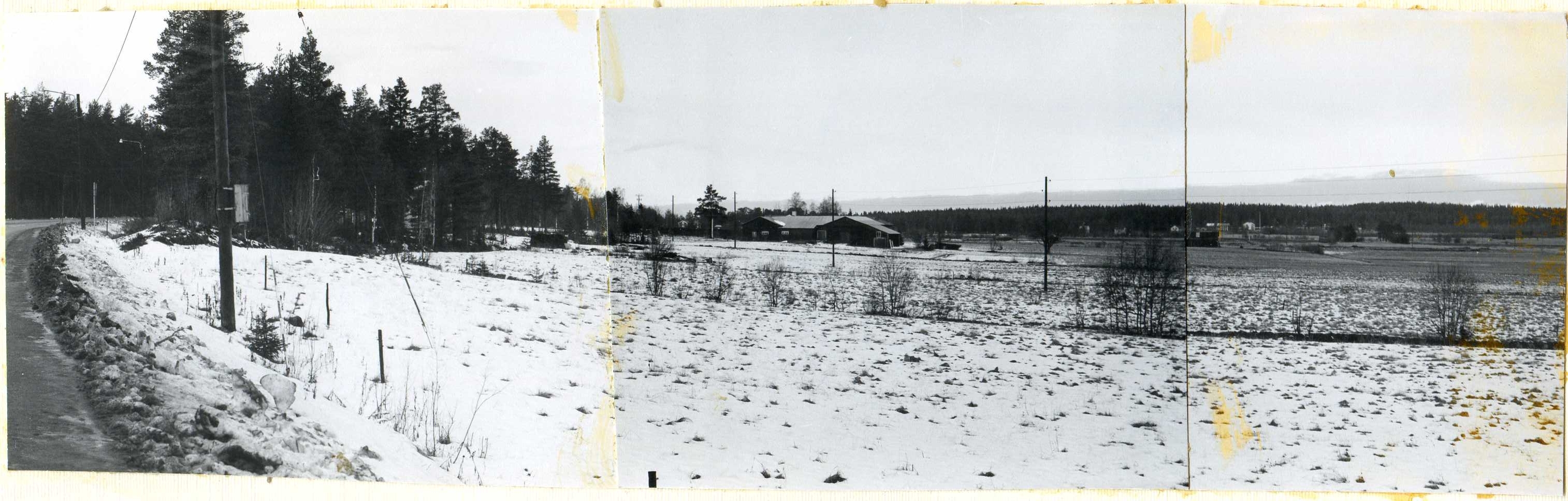 Vy över område vid Mariehem